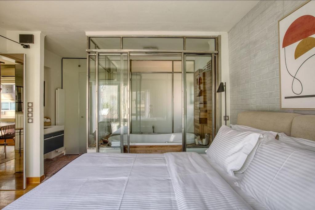 アテネSunny Luxury Loft,Stunning Acropolis View, Jacuzziアパートメント エクステリア 写真